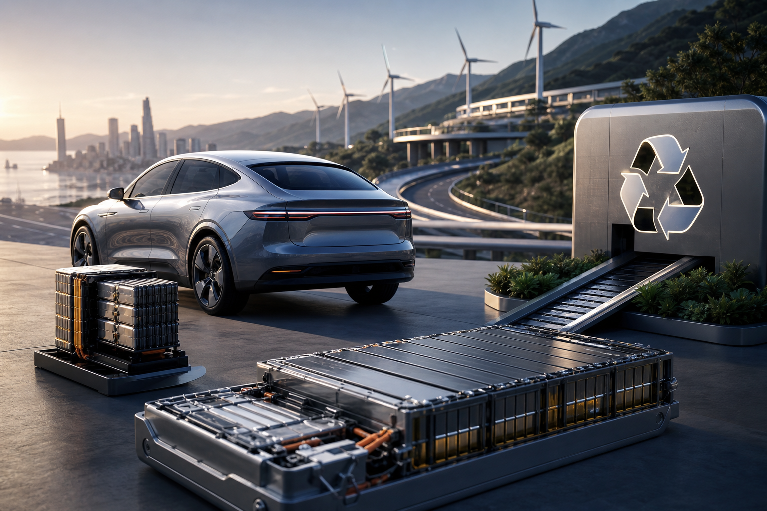 EV Battery Second Life & Recycling report cover
